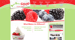 Desktop Screenshot of berryberrygoodyogurt.com